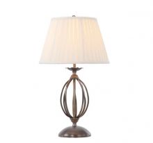 Artisan lampka stołowa E27 12W postarzany mosiądz